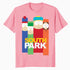 South Park Collage Logo Kyle Kenny Cartman Stan Pose Classic Official Men's T-Shirt