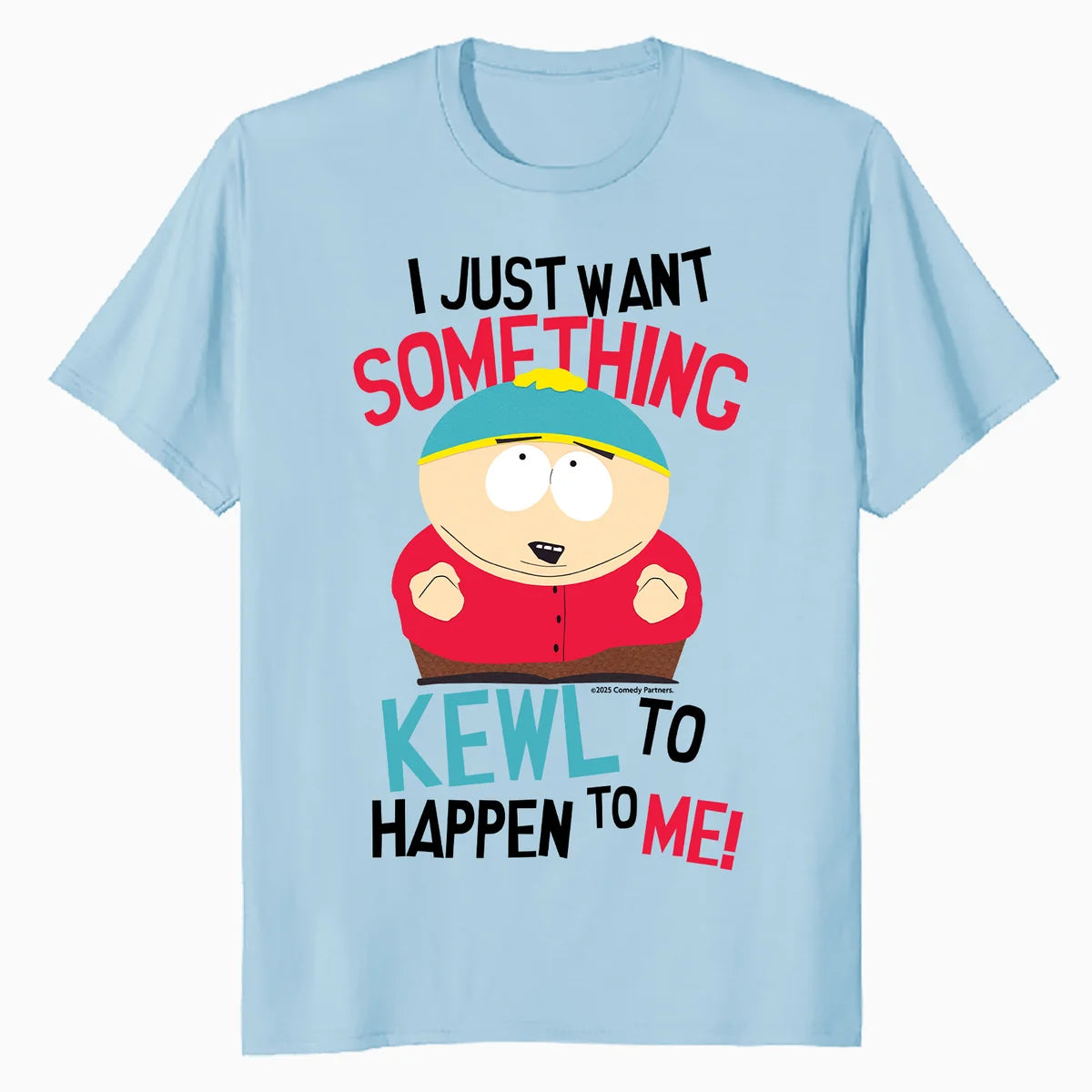 South Park Eric Cartman Cool Life Art Funny Cartoon Classic Official Men's T-Shirt