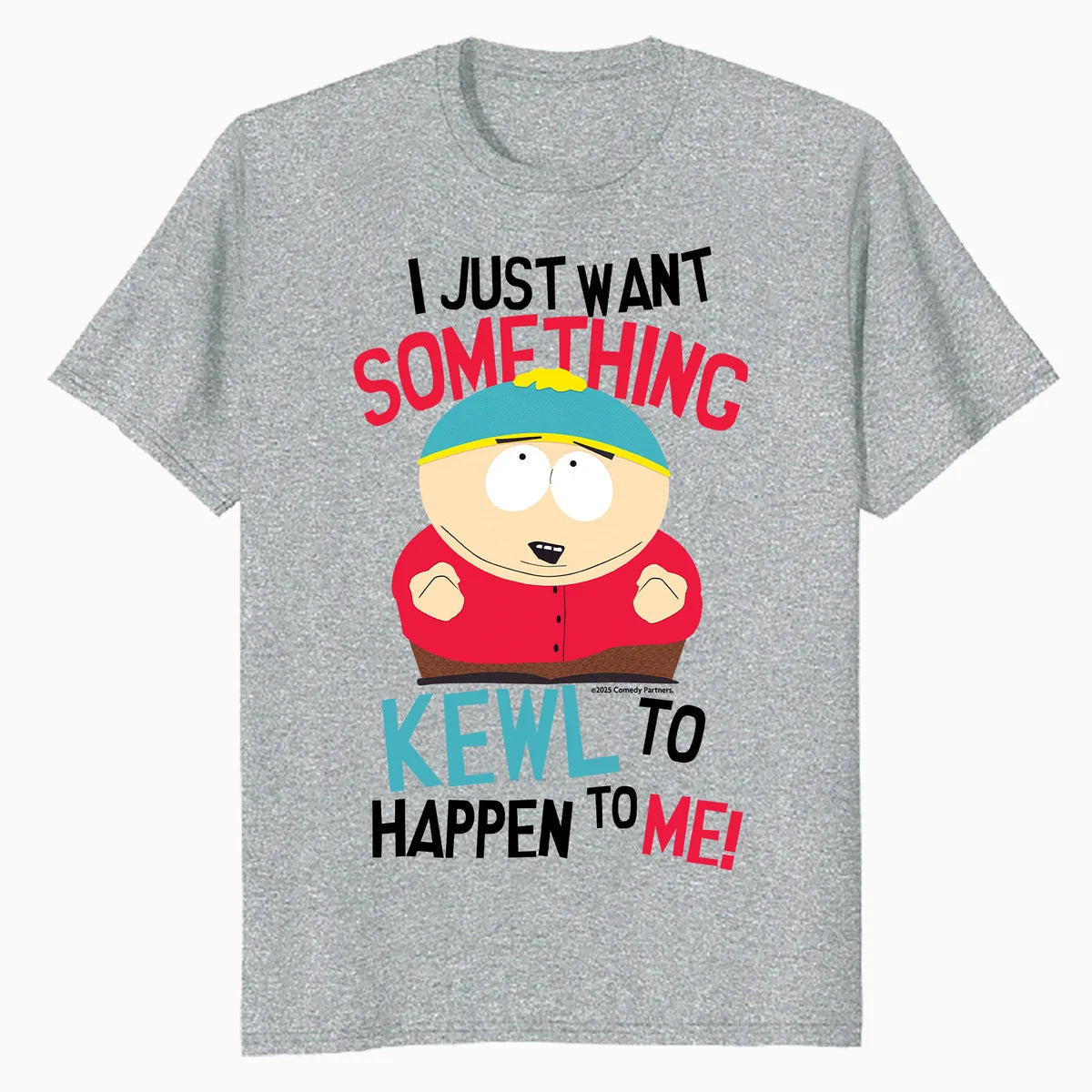 South Park Eric Cartman Cool Life Art Funny Cartoon Classic Official Men's T-Shirt