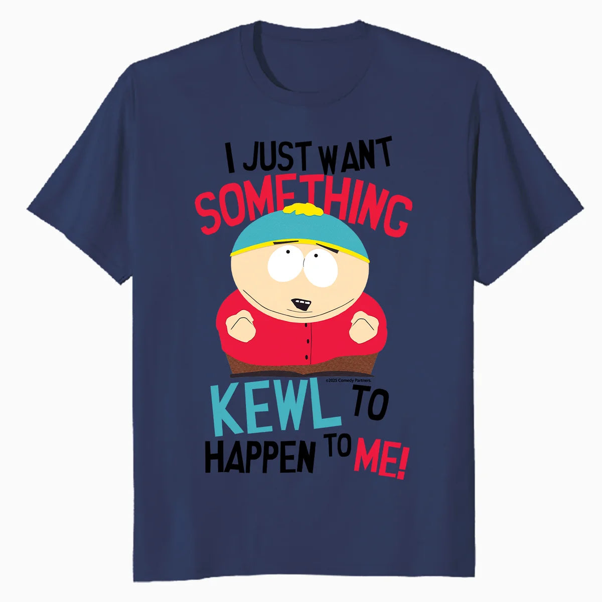 South Park Eric Cartman Cool Life Art Funny Cartoon Classic Official Men's T-Shirt