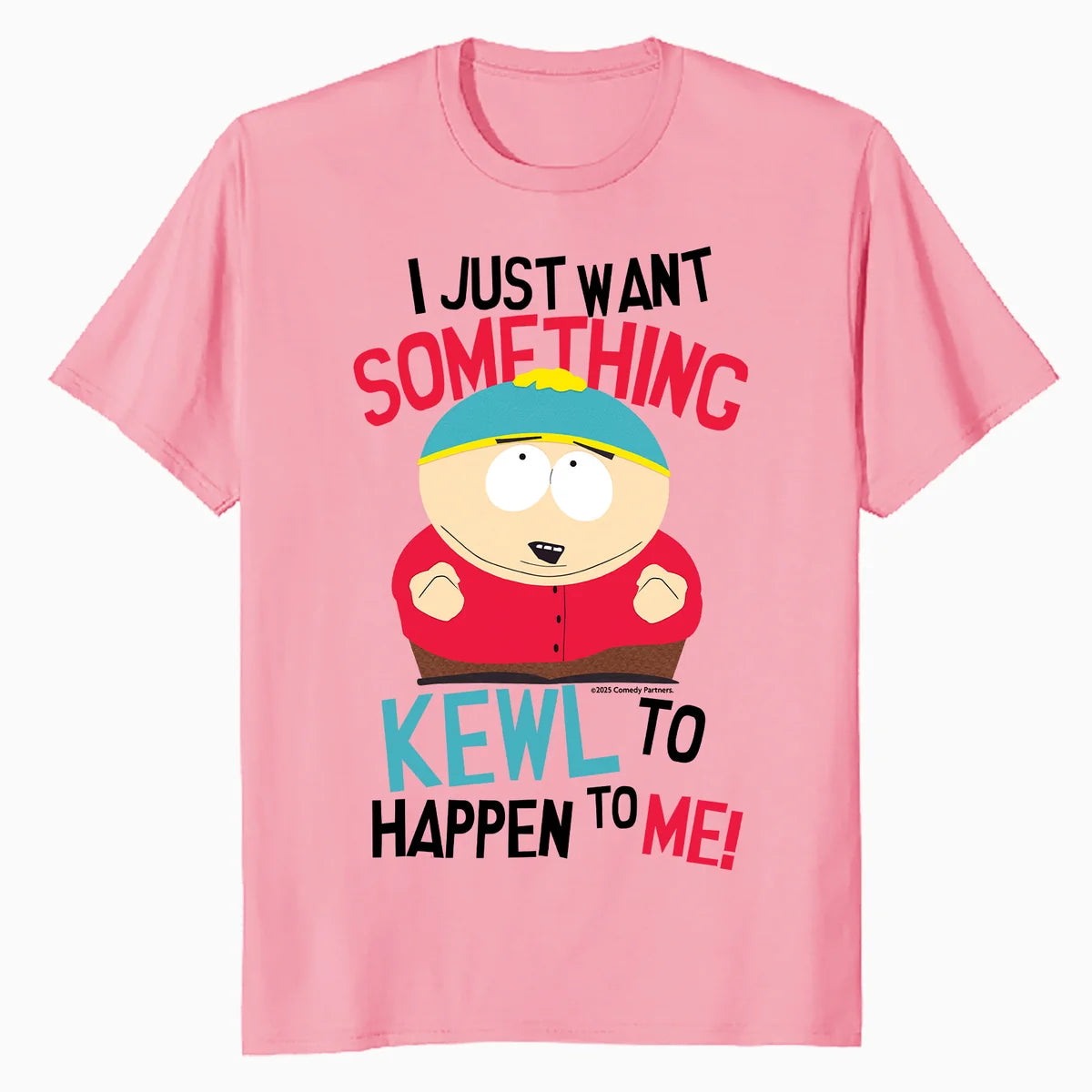 South Park Eric Cartman Cool Life Art Funny Cartoon Classic Official Men's T-Shirt