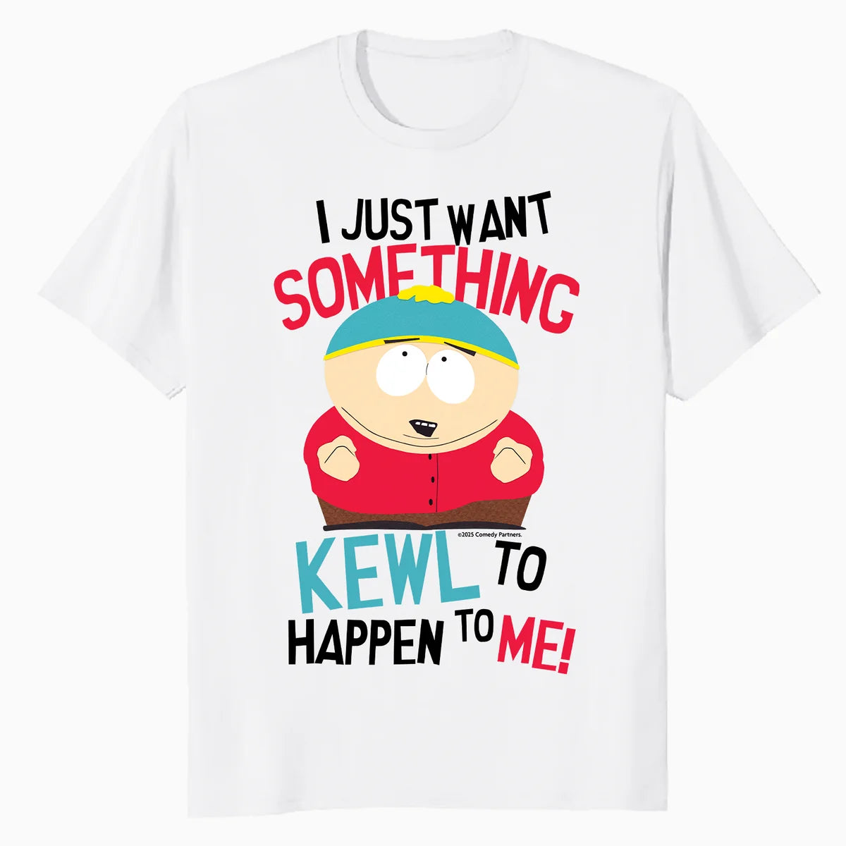 South Park Eric Cartman Cool Life Art Funny Cartoon Classic Official Men's T-Shirt