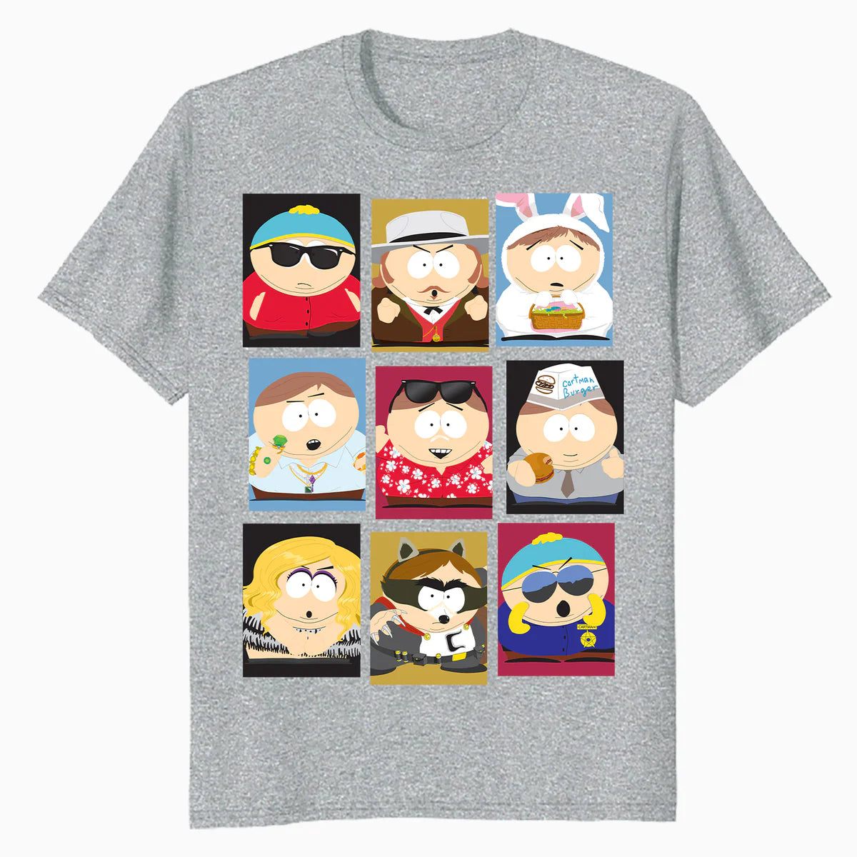 South Park Eric Cartman Mash Up Variants Screw Authority Lol Official Men's T-Shirt