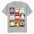 South Park Eric Cartman Mash Up Variants Screw Authority Lol Official Men's T-Shirt