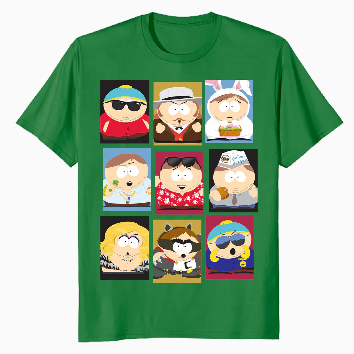 South Park Eric Cartman Mash Up Variants Screw Authority Lol Official Men's T-Shirt