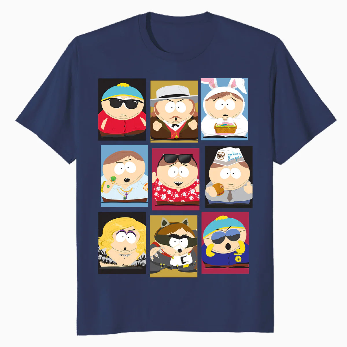 South Park Eric Cartman Mash Up Variants Screw Authority Lol Official Men's T-Shirt