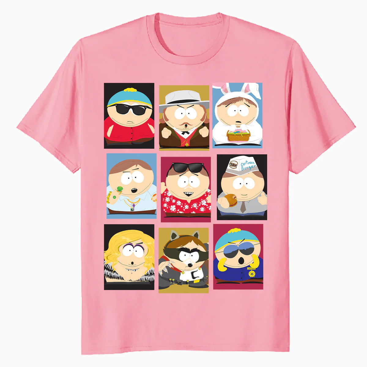 South Park Eric Cartman Mash Up Variants Screw Authority Lol Official Men's T-Shirt