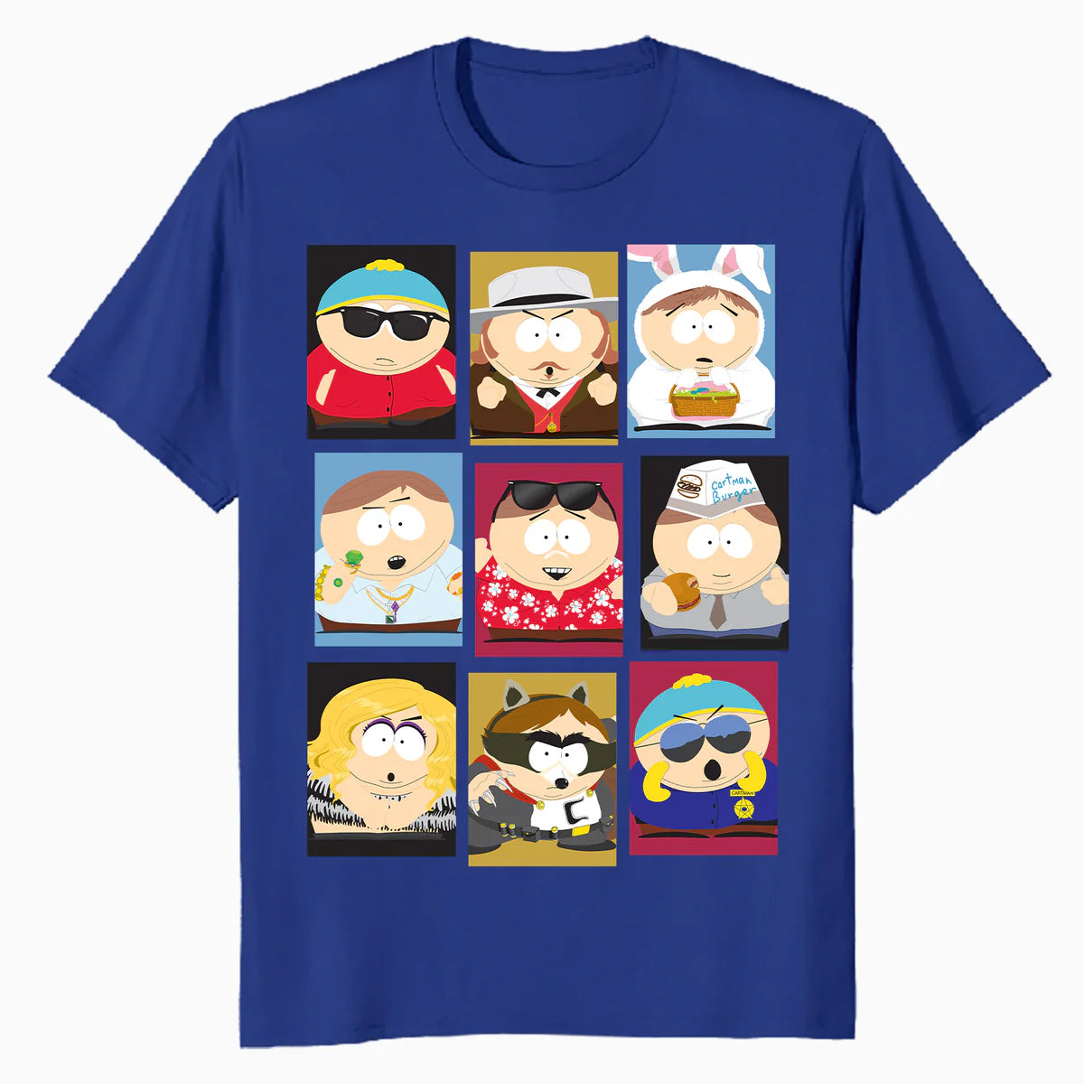 South Park Eric Cartman Mash Up Variants Screw Authority Lol Official Men's T-Shirt