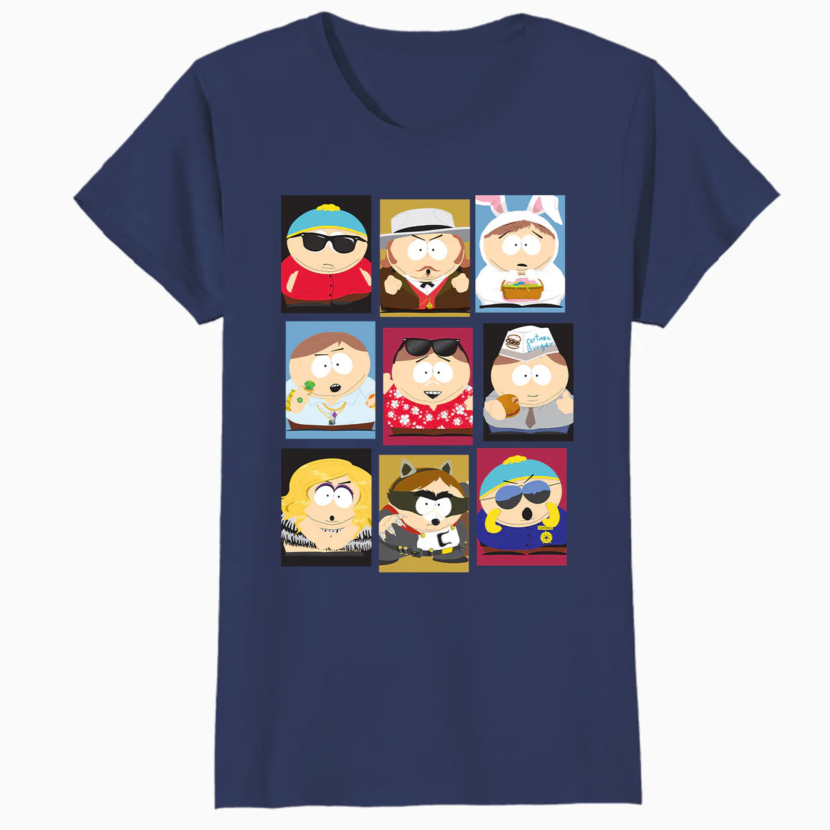 South Park Eric Cartman Mash Up Variants Screw Authority Lol Official Women's SKINNY FIT T-Shirt