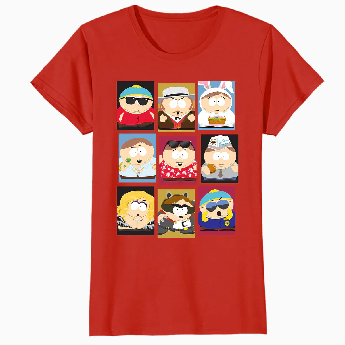 South Park Eric Cartman Mash Up Variants Screw Authority Lol Official Women's SKINNY FIT T-Shirt
