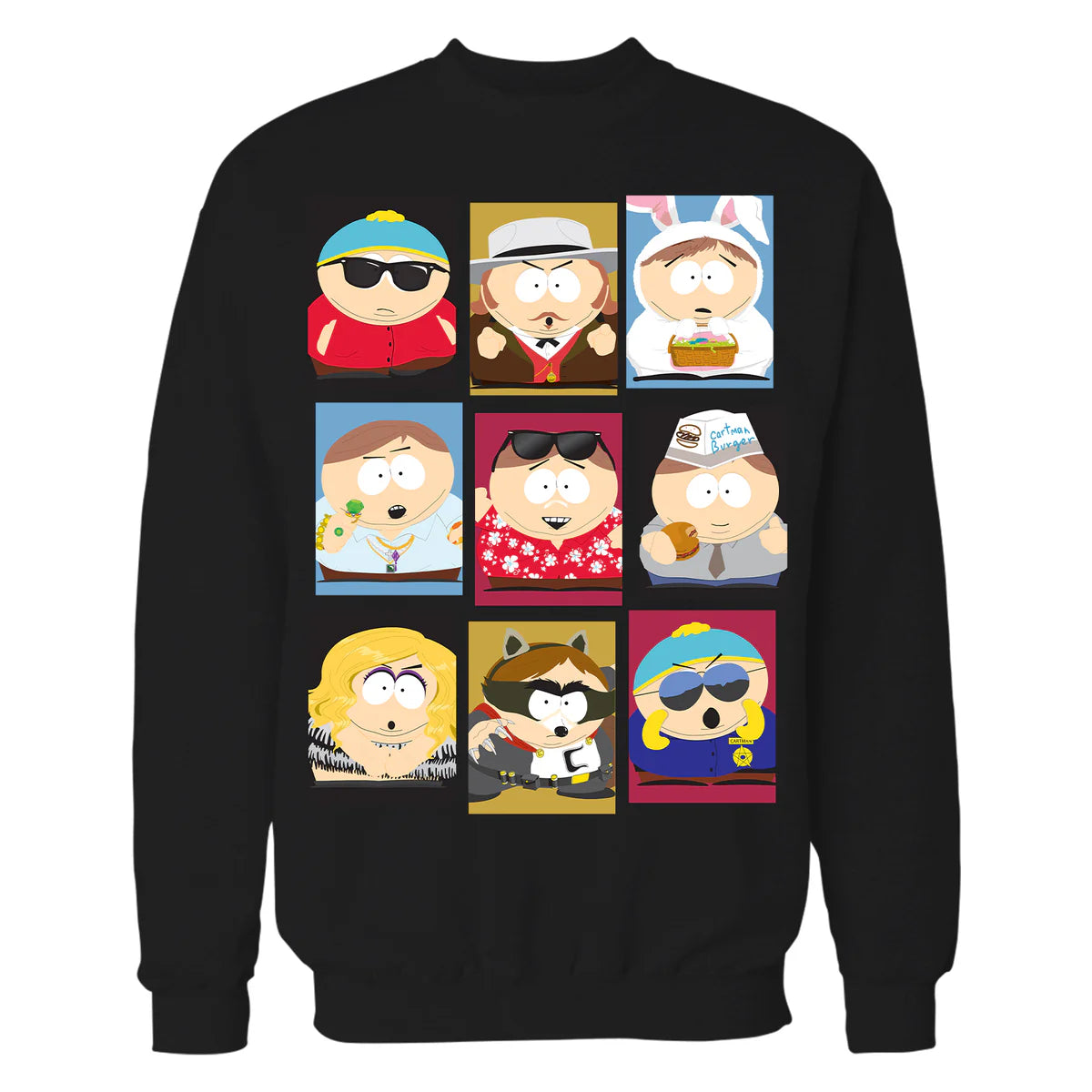 South Park Eric Cartman Mash Up Variants Screw Authority Lol Official Sweatshirt