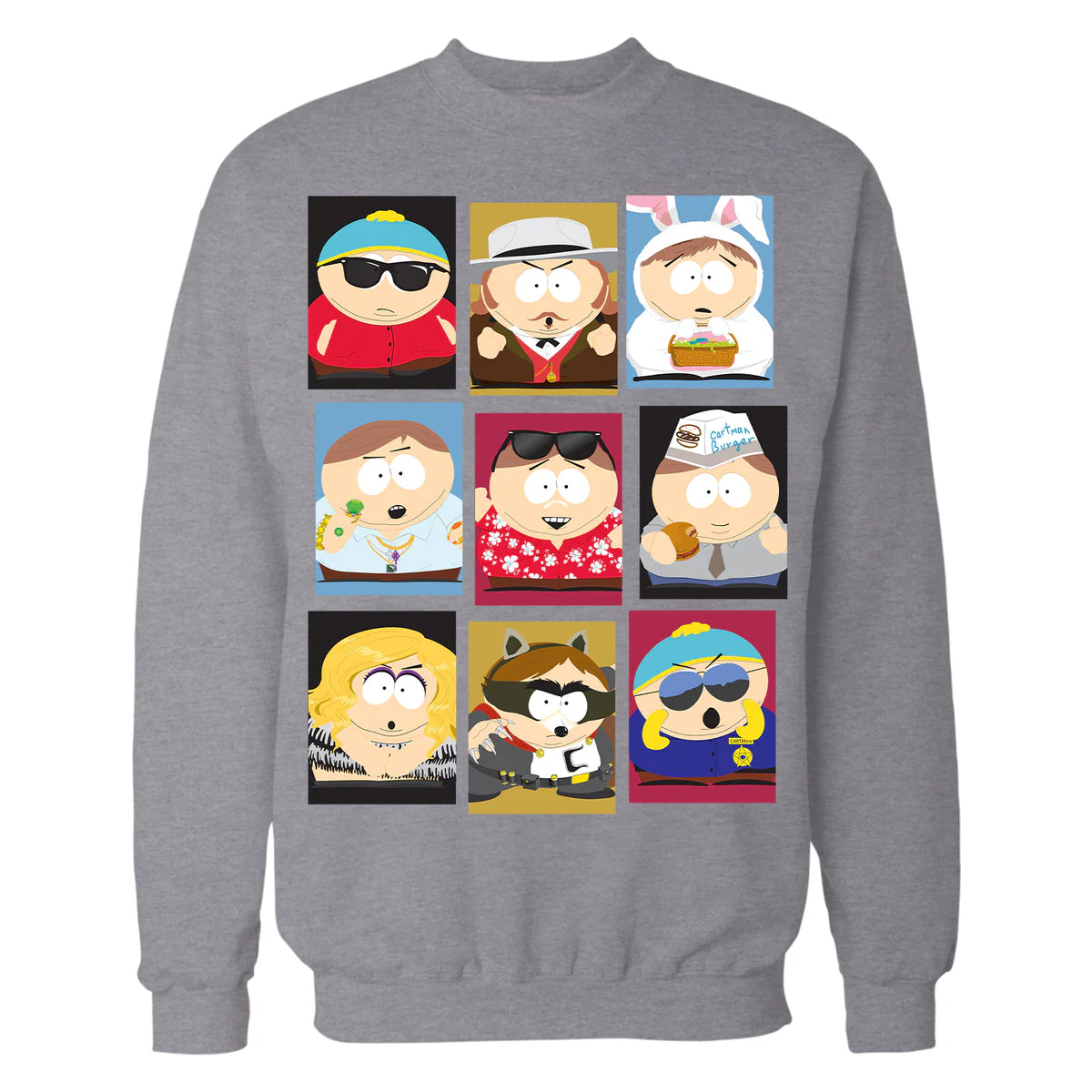 South Park Eric Cartman Mash Up Variants Screw Authority Lol Official Sweatshirt