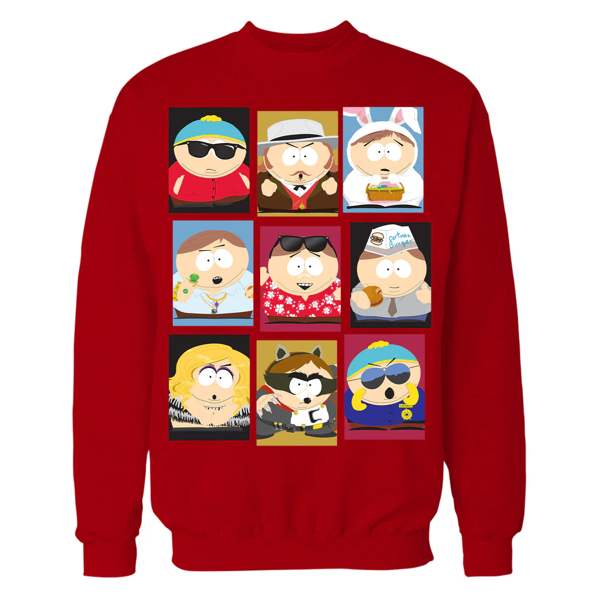South Park Eric Cartman Mash Up Variants Screw Authority Lol Official Sweatshirt