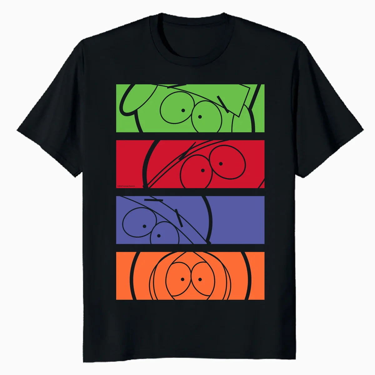 South Park Eric Kenny Kyle Stan Characters Collage Classic Official Men's T-Shirt