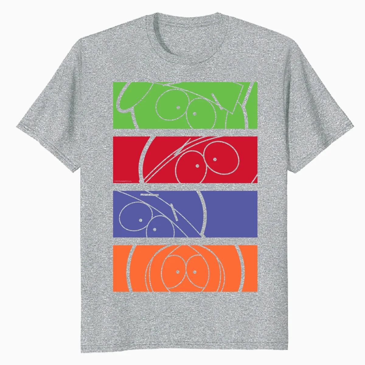 South Park Eric Kenny Kyle Stan Characters Collage Classic Official Men's T-Shirt