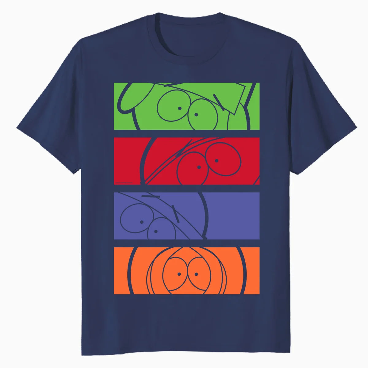 South Park Eric Kenny Kyle Stan Characters Collage Classic Official Men's T-Shirt