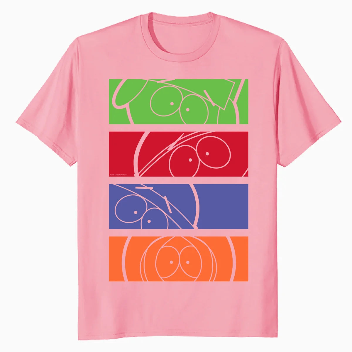 South Park Eric Kenny Kyle Stan Characters Collage Classic Official Men's T-Shirt