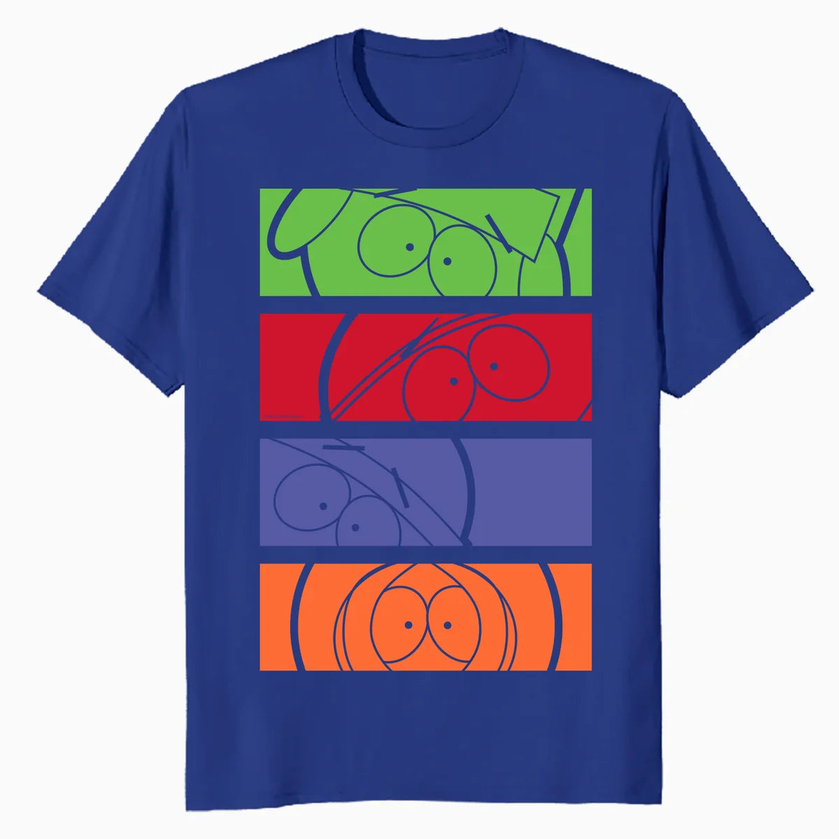 South Park Eric Kenny Kyle Stan Characters Collage Classic Official Men's T-Shirt