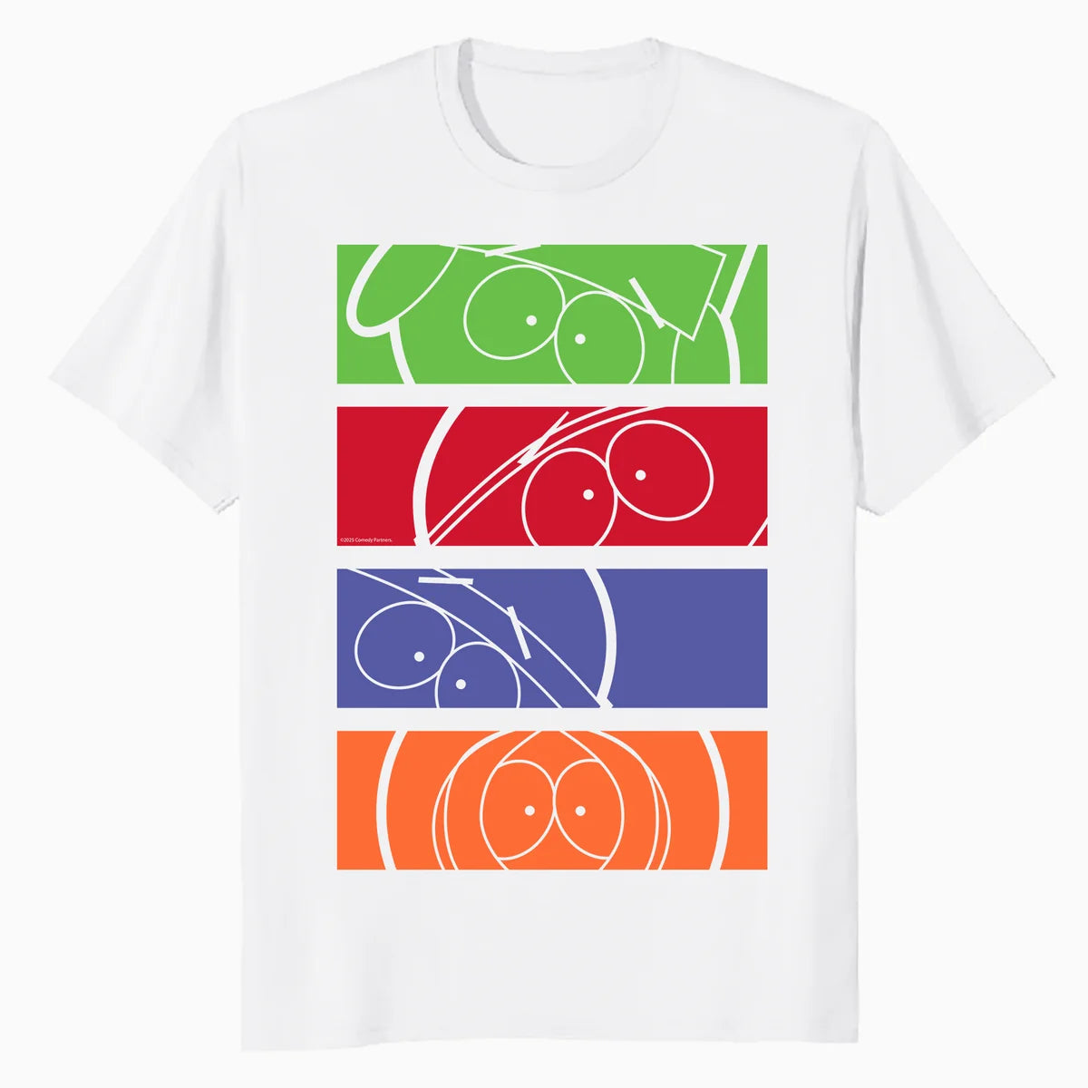 South Park Eric Kenny Kyle Stan Characters Collage Classic Official Men's T-Shirt