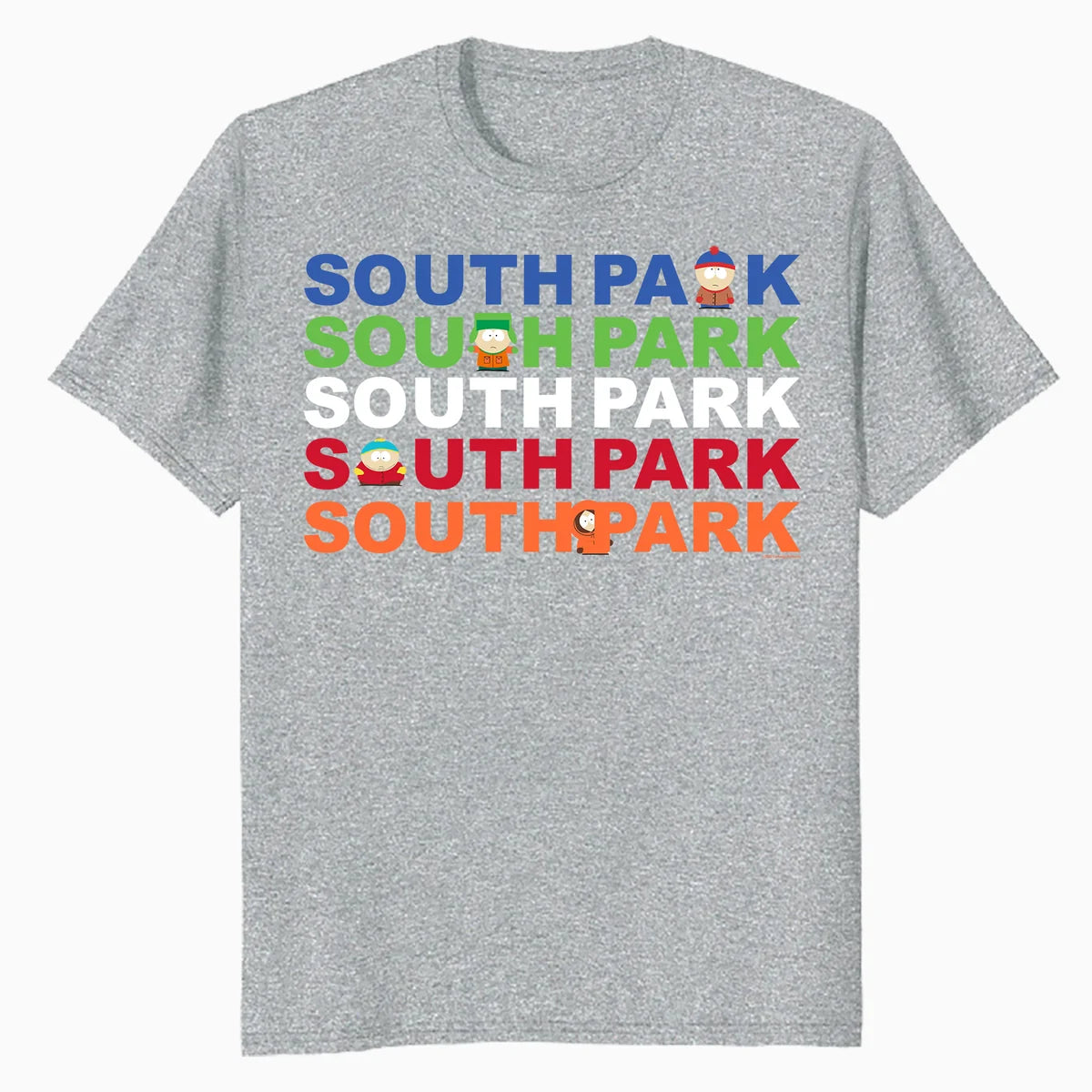 South Park Eric Kenny Kyle Stan Characters Fun Logo Classic Official Men's T-Shirt
