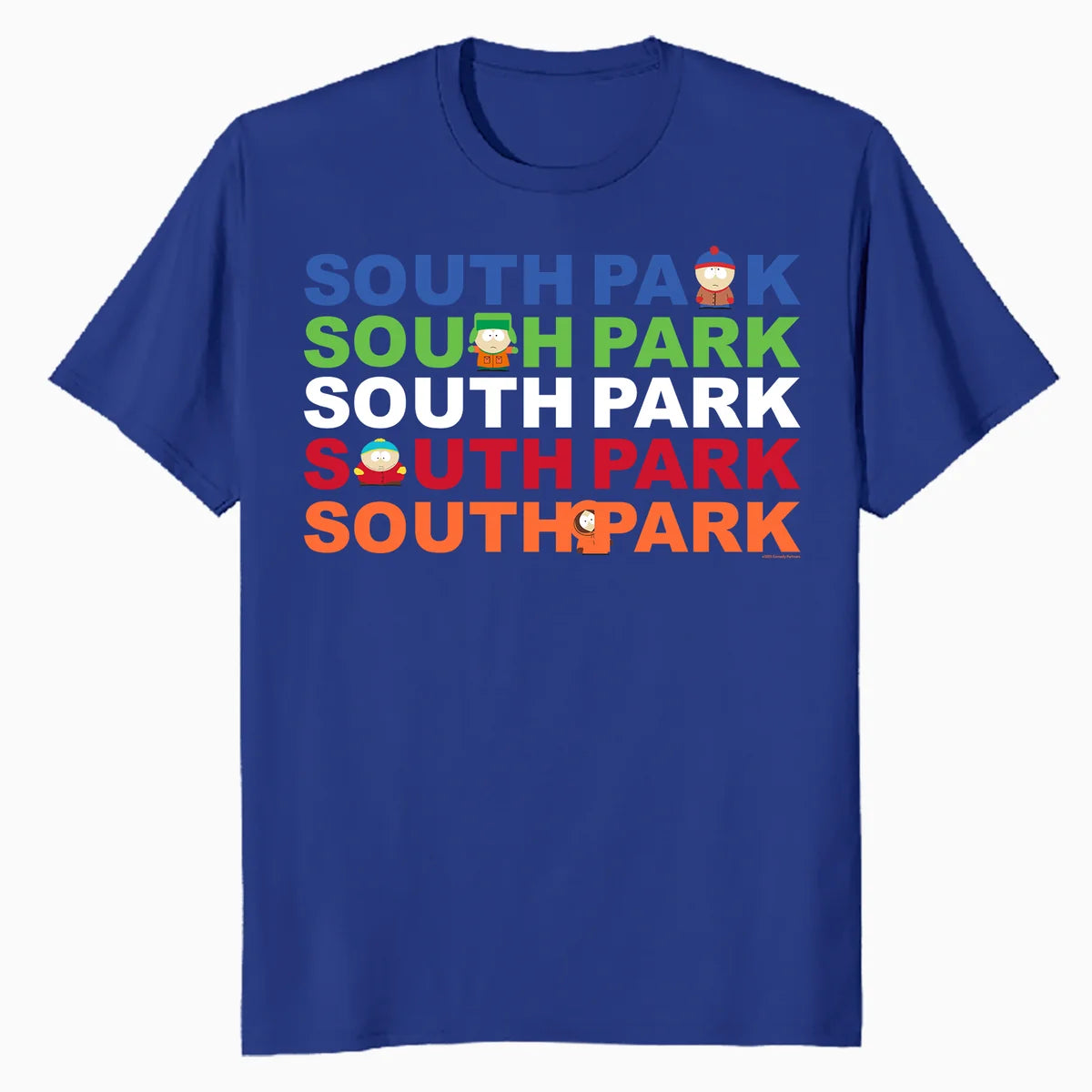 South Park Eric Kenny Kyle Stan Characters Fun Logo Classic Official Men's T-Shirt