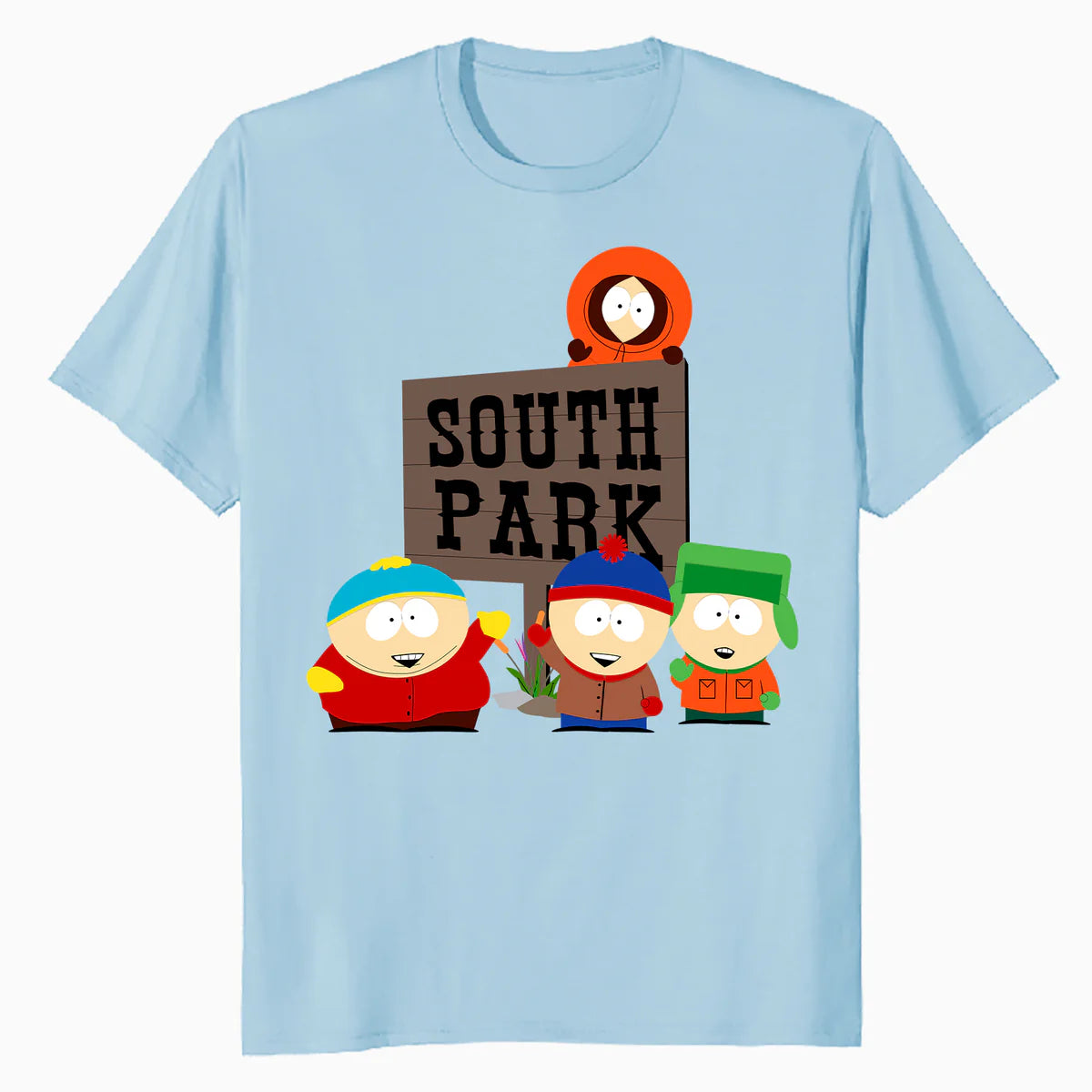 South Park The Boys Logo Classic Cartman Stan Kyle Kenny Lol Official Men's T-Shirt