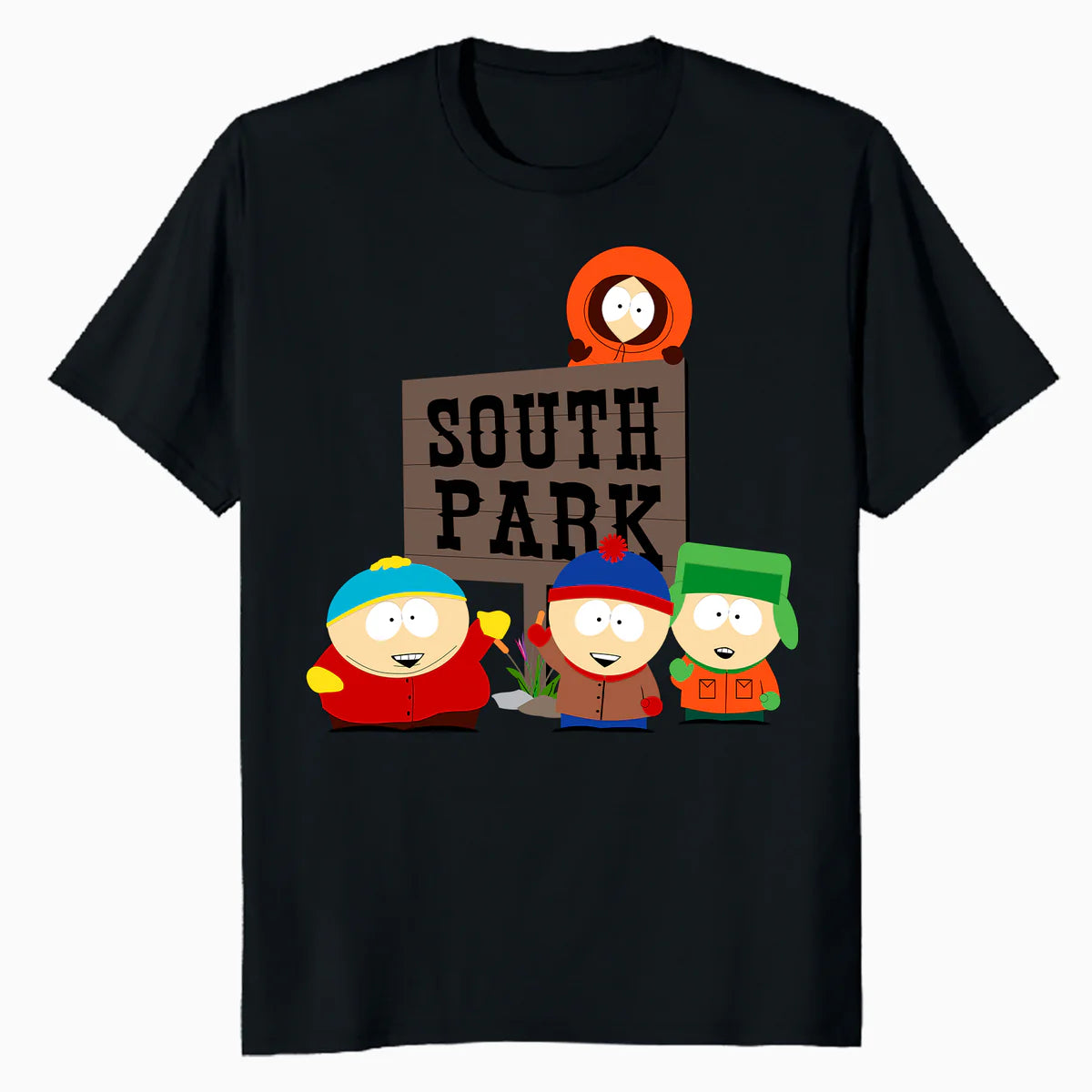 South Park The Boys Logo Classic Cartman Stan Kyle Kenny Lol Official Men's T-Shirt
