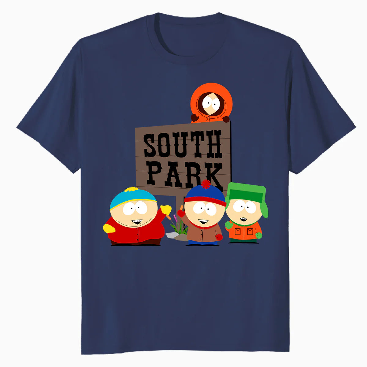 South Park The Boys Logo Classic Cartman Stan Kyle Kenny Lol Official Men's T-Shirt