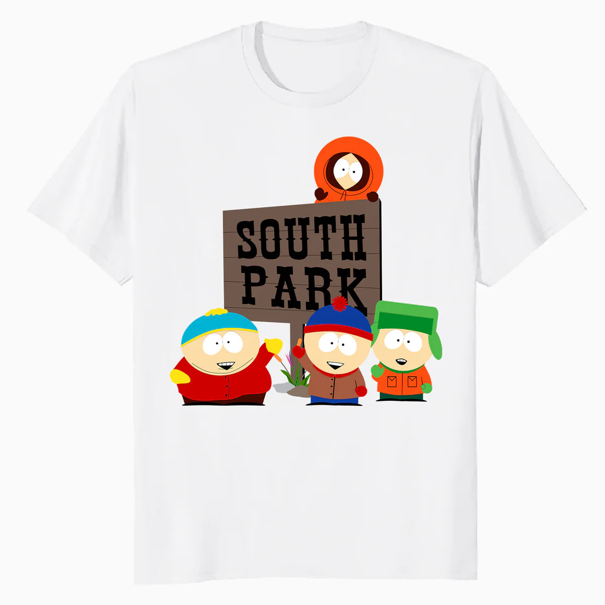 South Park The Boys Logo Classic Cartman Stan Kyle Kenny Lol Official Men's T-Shirt