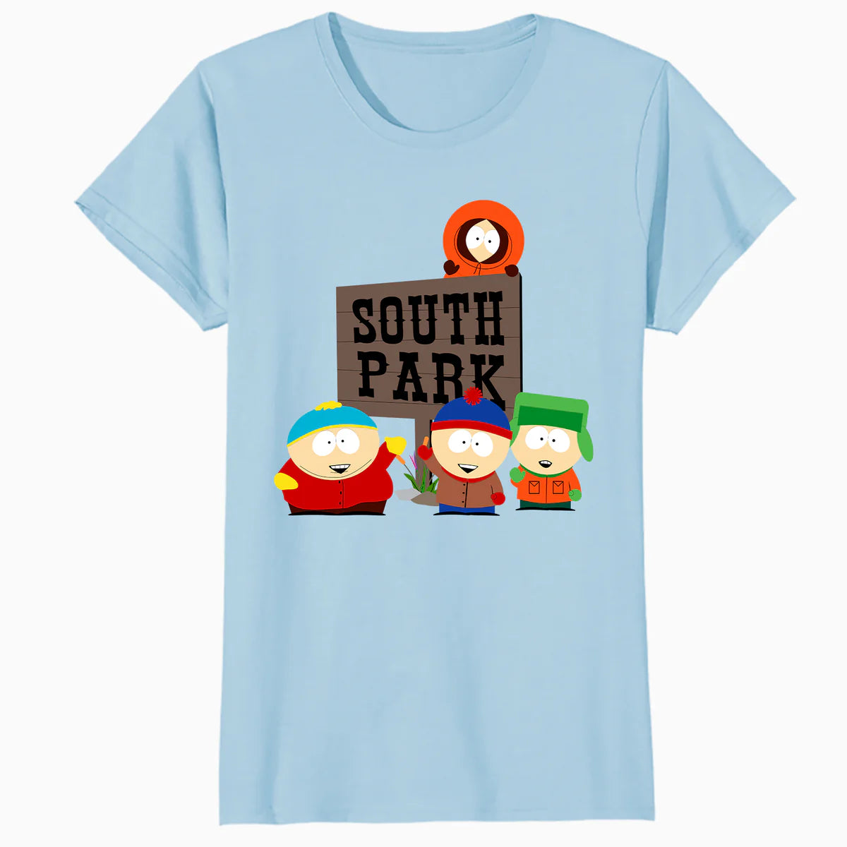 South Park The Boys Logo Classic Cartman Stan Kyle Kenny Lol Official Women's SKINNY FIT T-Shirt