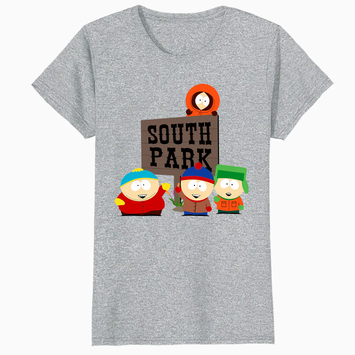 South Park The Boys Logo Classic Cartman Stan Kyle Kenny Lol Official Women's SKINNY FIT T-Shirt