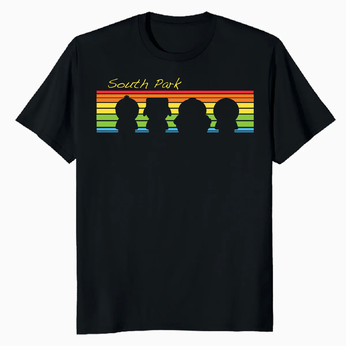 South Park The Boys Logo Retro Cartman Stan Kyle Kenny Geek Official Men's T-Shirt