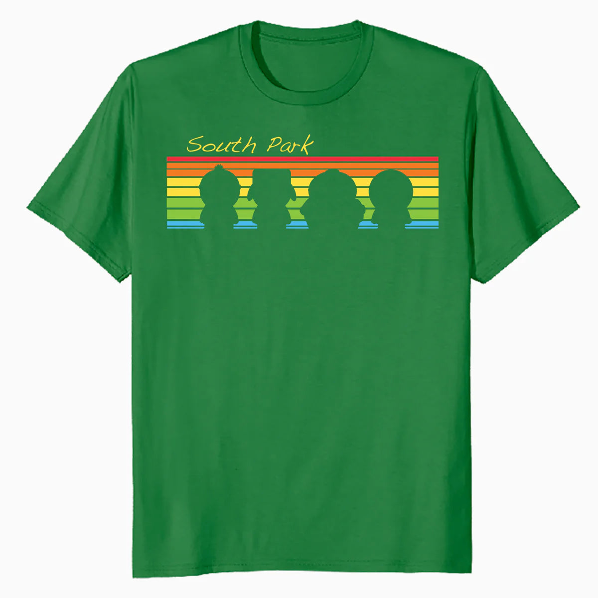 South Park The Boys Logo Retro Cartman Stan Kyle Kenny Geek Official Men's T-Shirt