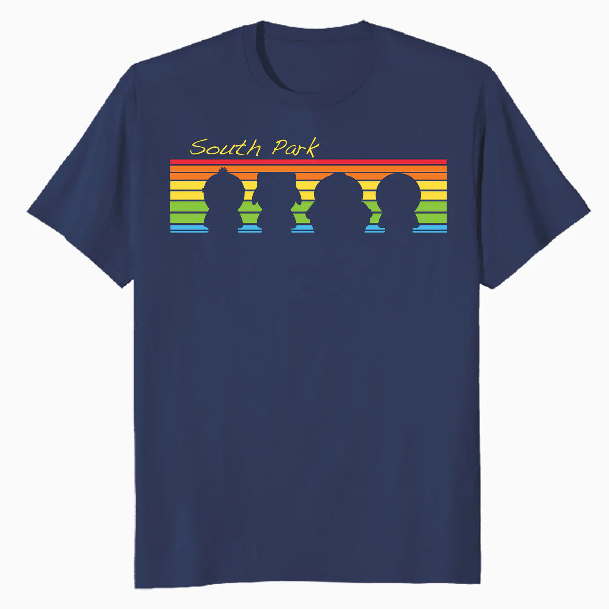 South Park The Boys Logo Retro Cartman Stan Kyle Kenny Geek Official Men's T-Shirt