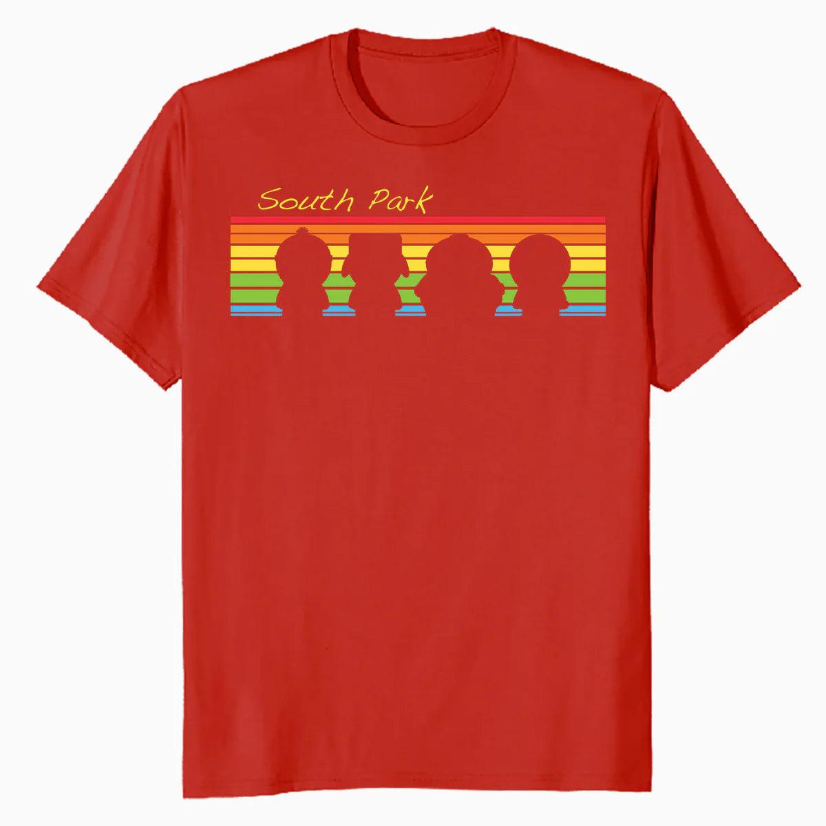 South Park The Boys Logo Retro Cartman Stan Kyle Kenny Geek Official Men's T-Shirt