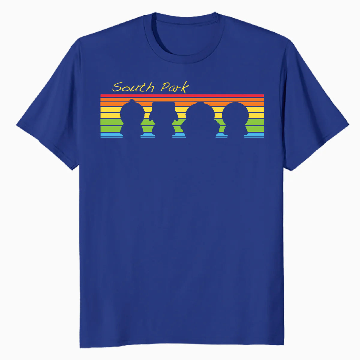South Park The Boys Logo Retro Cartman Stan Kyle Kenny Geek Official Men's T-Shirt