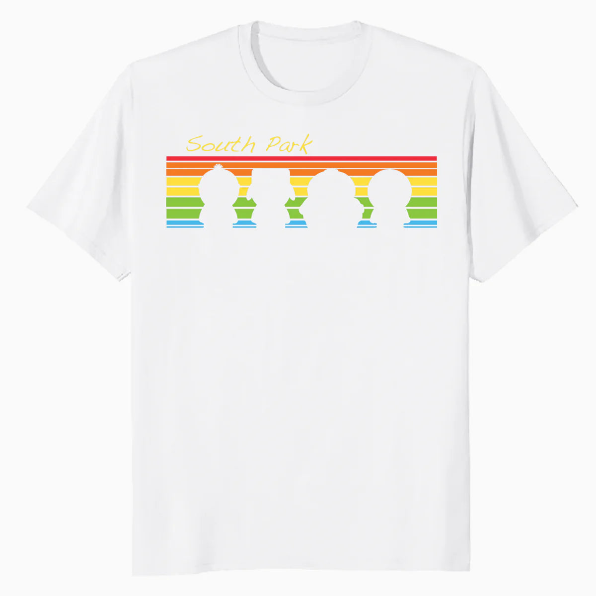 South Park The Boys Logo Retro Cartman Stan Kyle Kenny Geek Official Men's T-Shirt