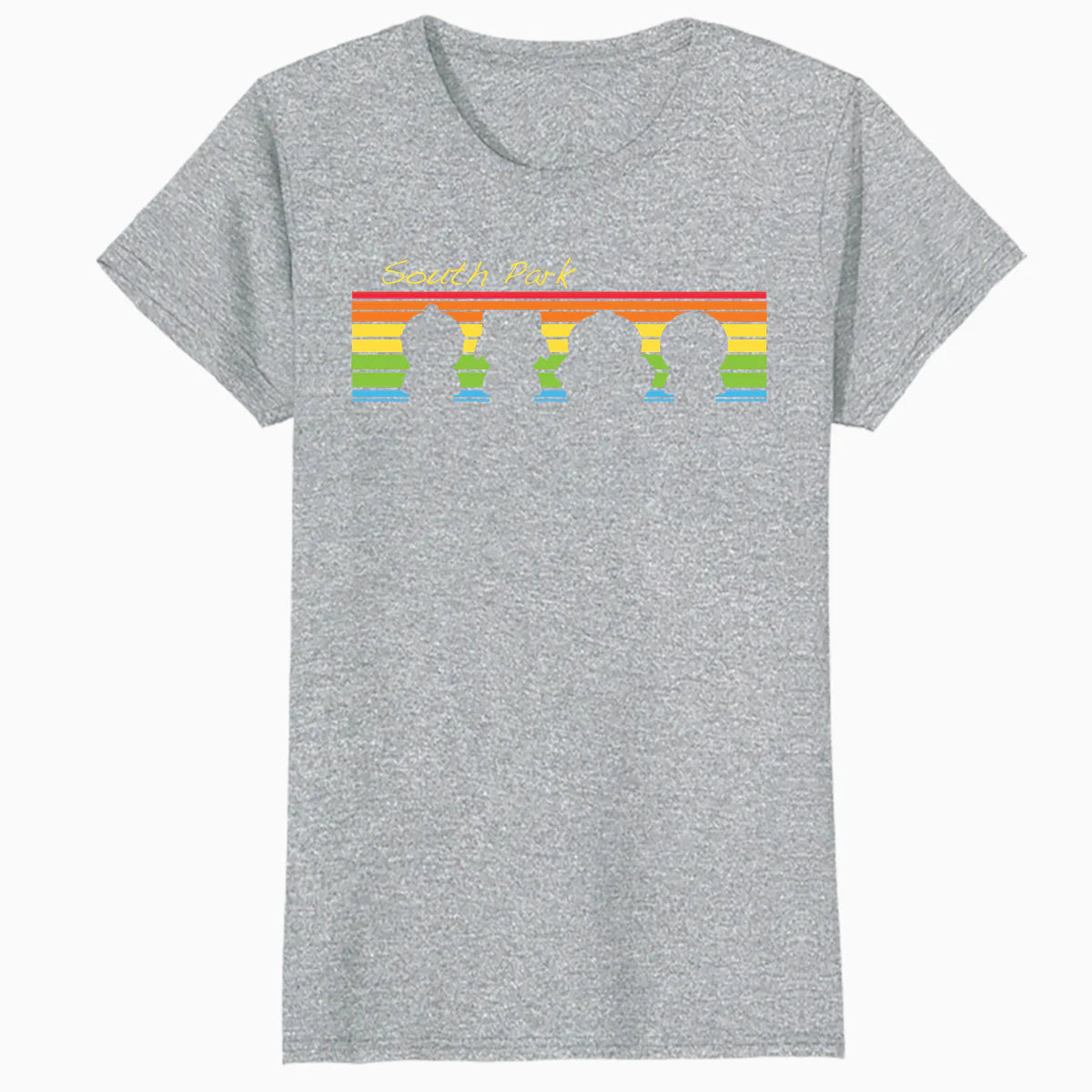 South Park The Boys Logo Retro Cartman Stan Kyle Kenny Geek Official Women's SKINNY FIT T-Shirt