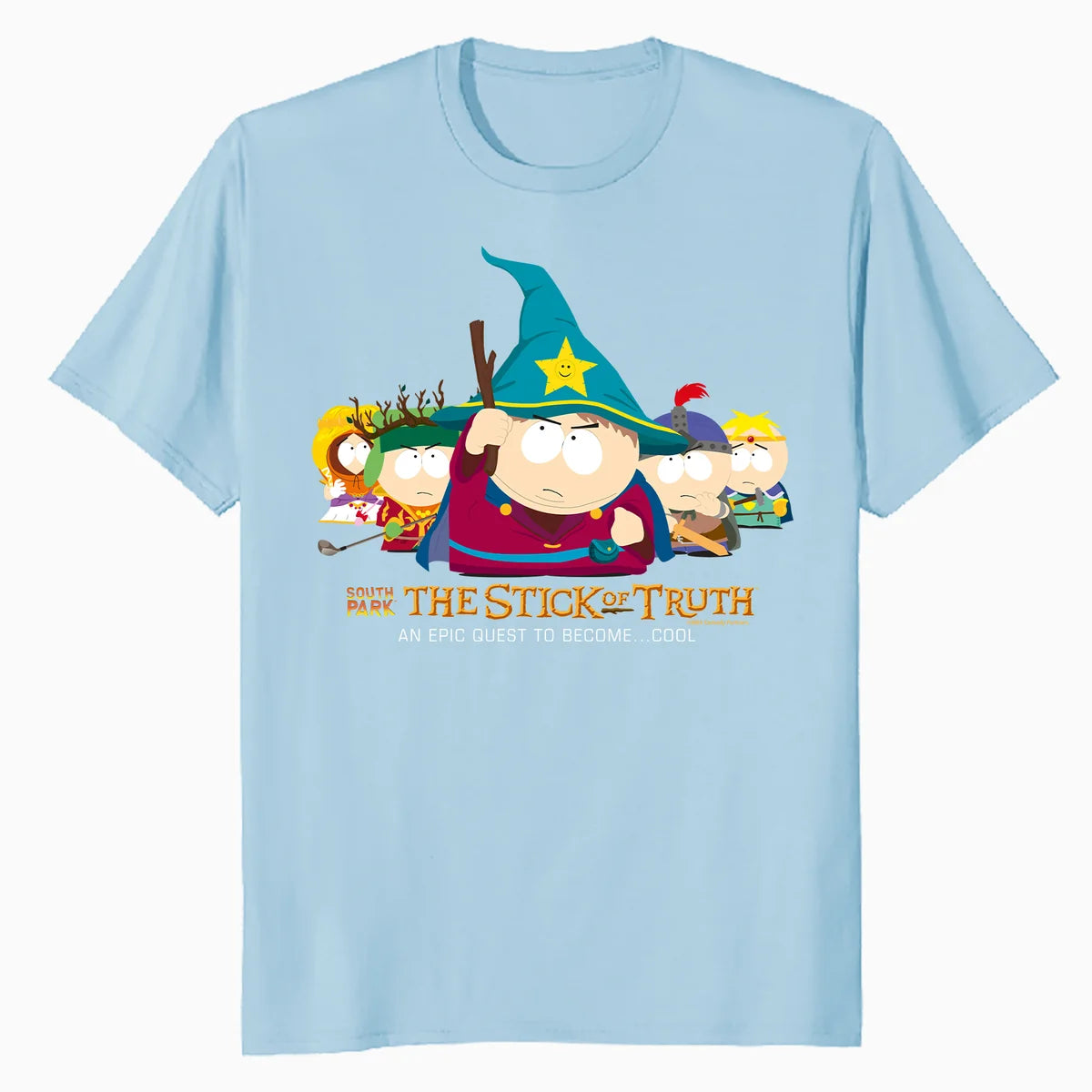 South Park The Stick Of Truth Video Game Boys Quest Classic Official Men's T-Shirt