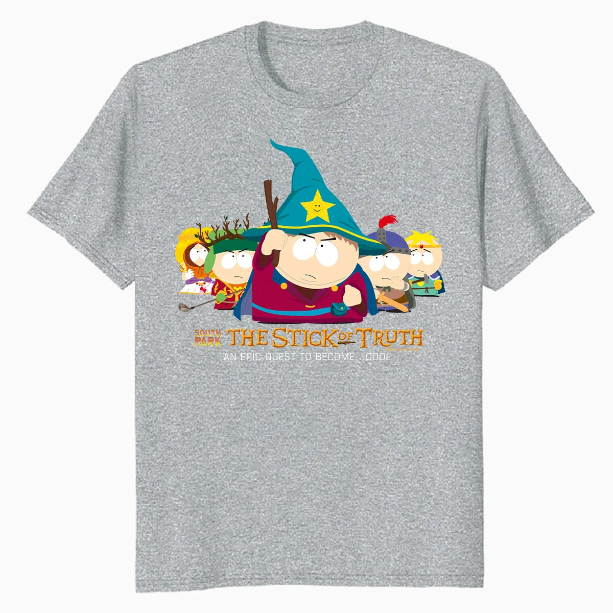 South Park The Stick Of Truth Video Game Boys Quest Classic Official Men's T-Shirt