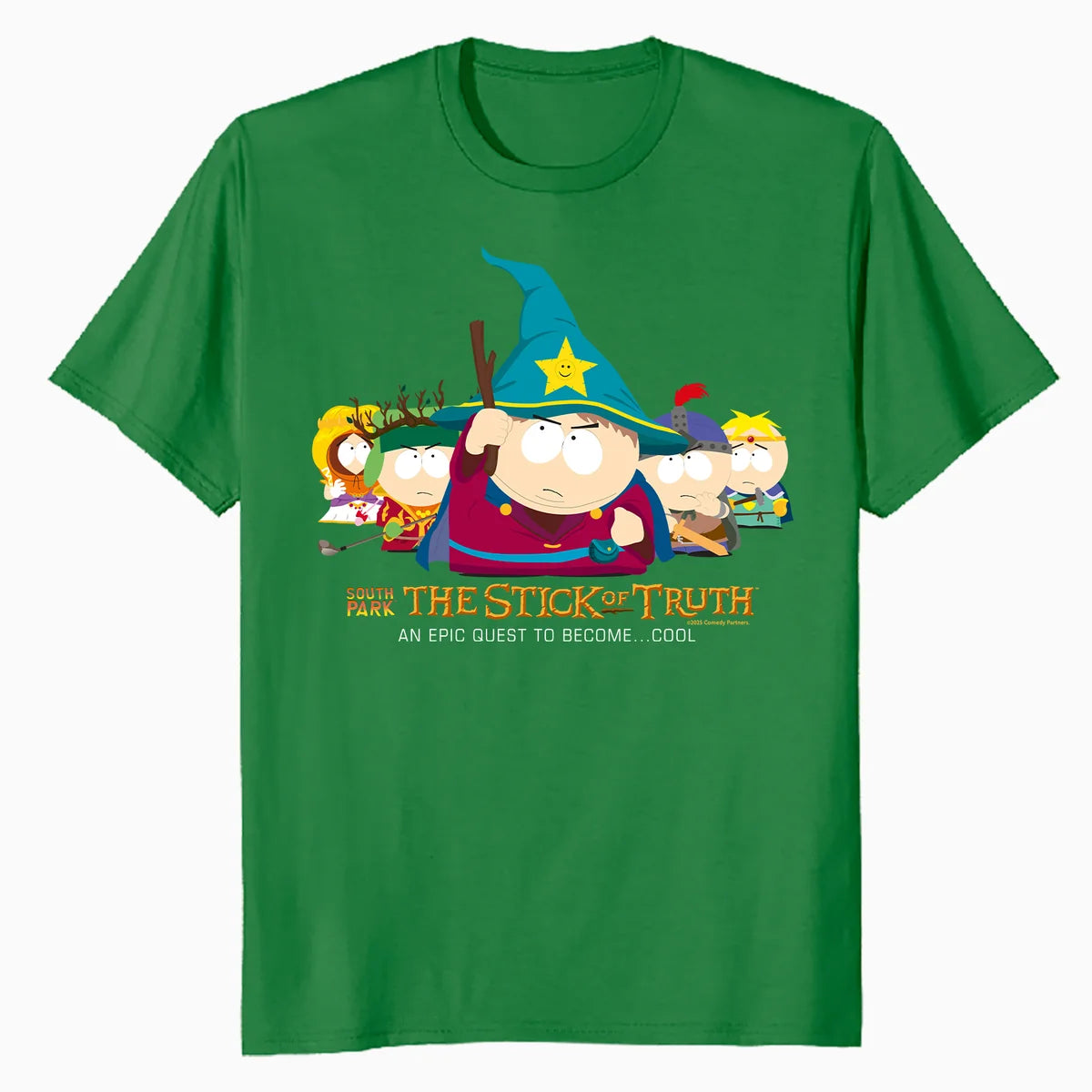 South Park The Stick Of Truth Video Game Boys Quest Classic Official Men's T-Shirt