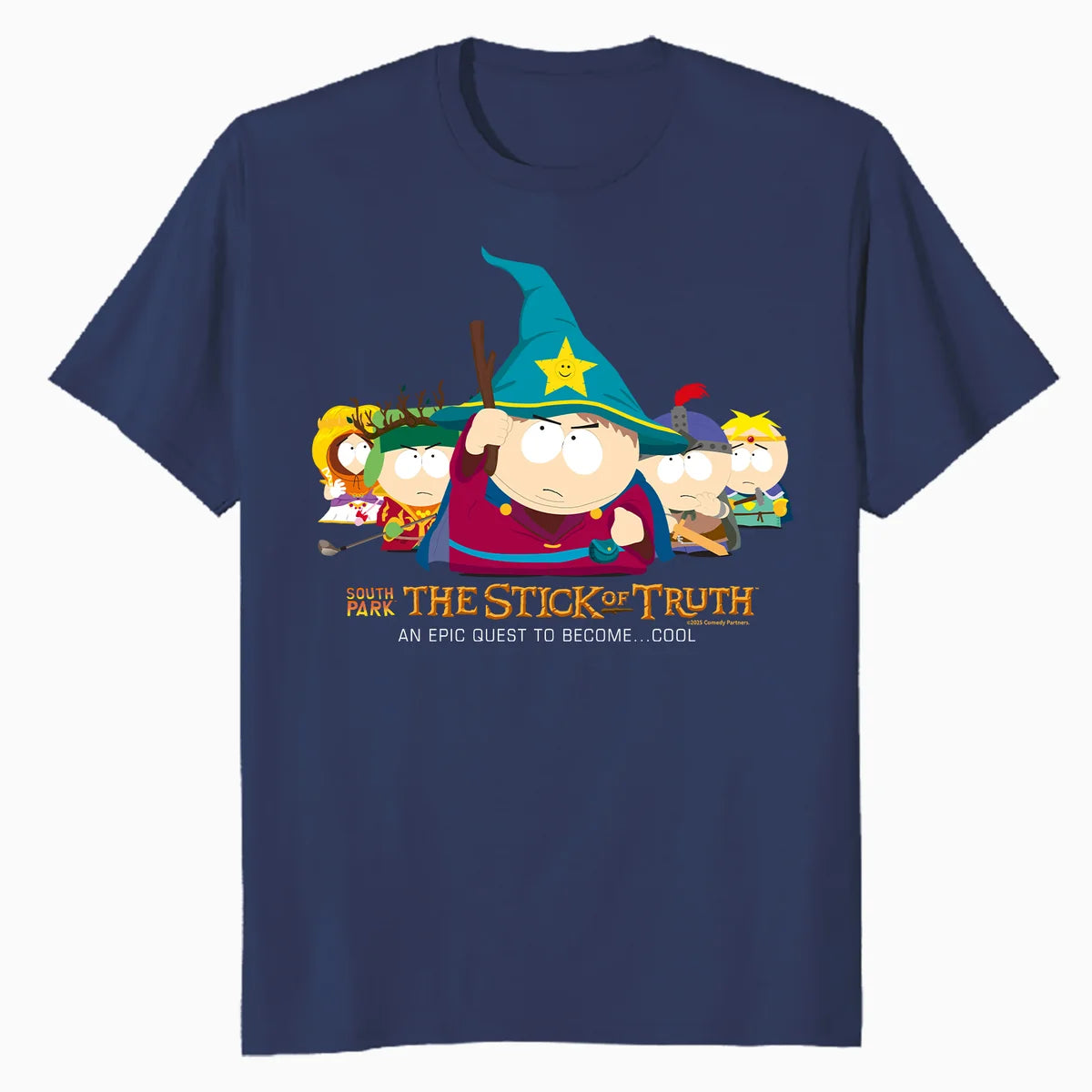 South Park The Stick Of Truth Video Game Boys Quest Classic Official Men's T-Shirt