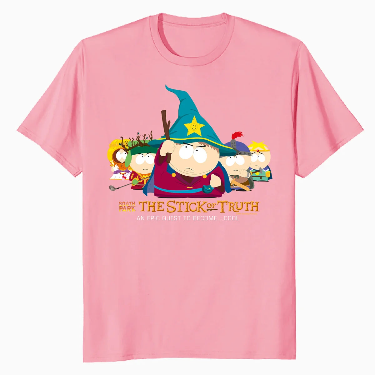 South Park The Stick Of Truth Video Game Boys Quest Classic Official Men's T-Shirt