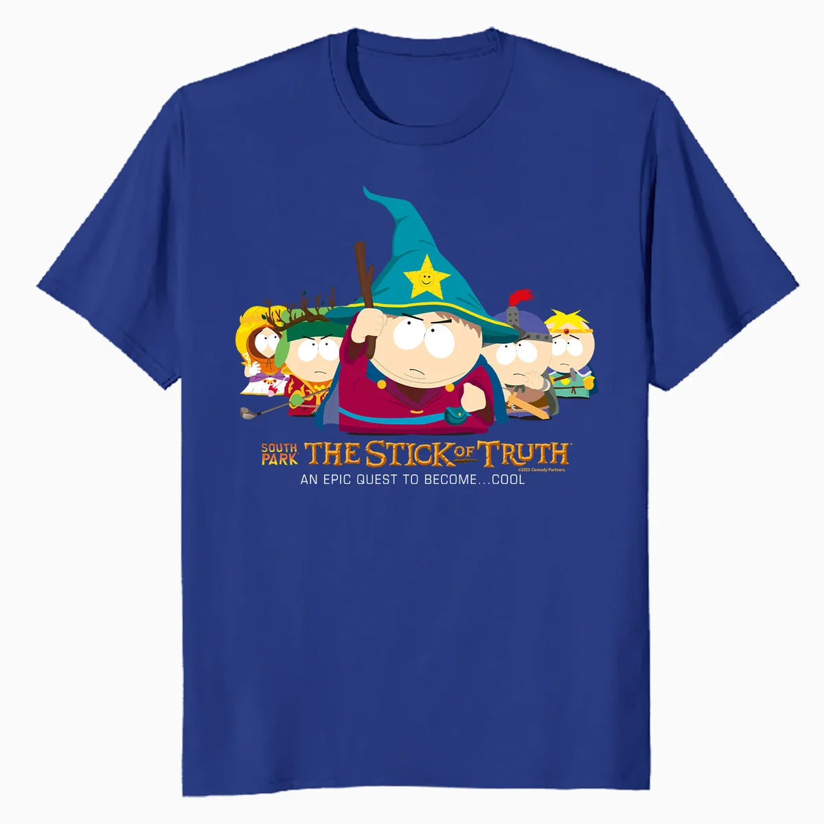 South Park The Stick Of Truth Video Game Boys Quest Classic Official Men's T-Shirt