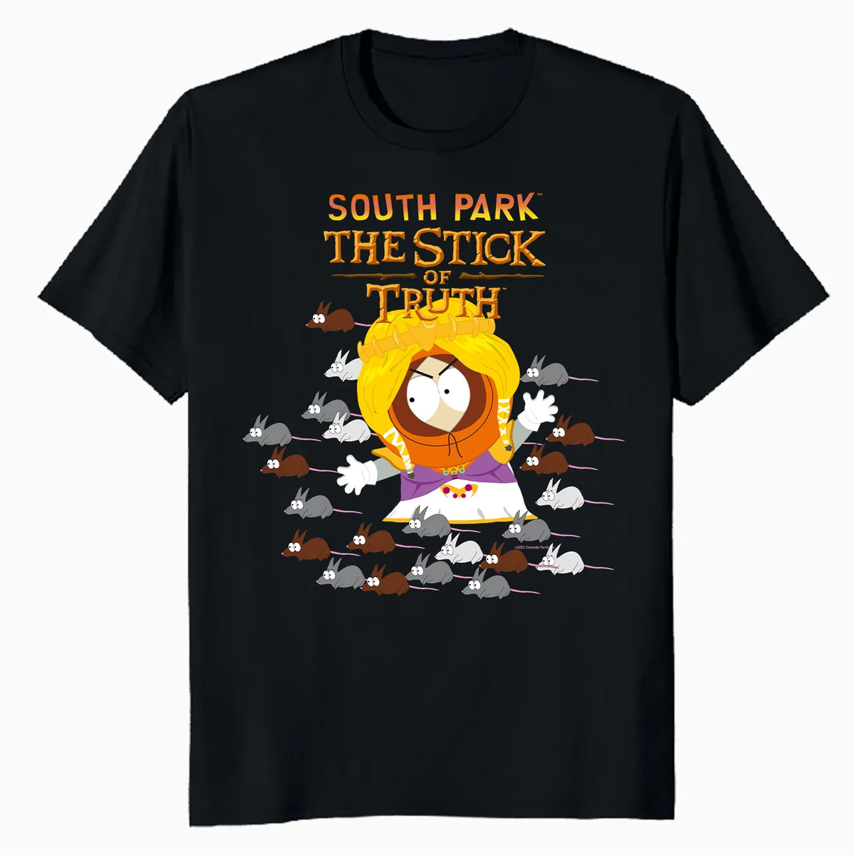 South Park The Stick Of Truth Video Game Kenny Pose Classic Official Men's T-Shirt