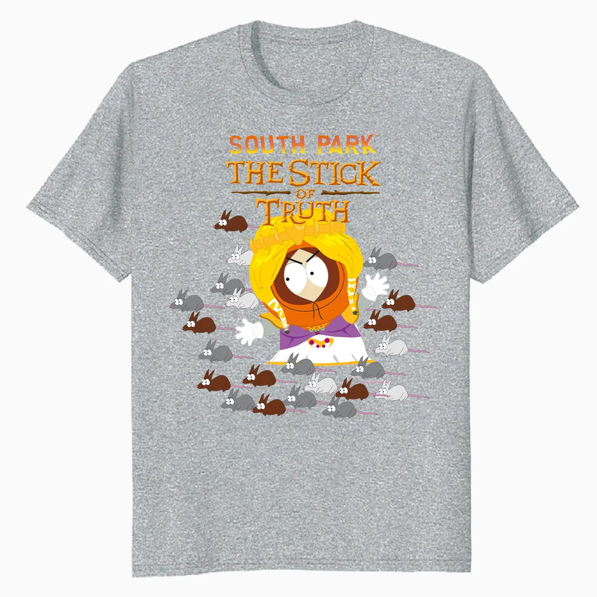 South Park The Stick Of Truth Video Game Kenny Pose Classic Official Men's T-Shirt