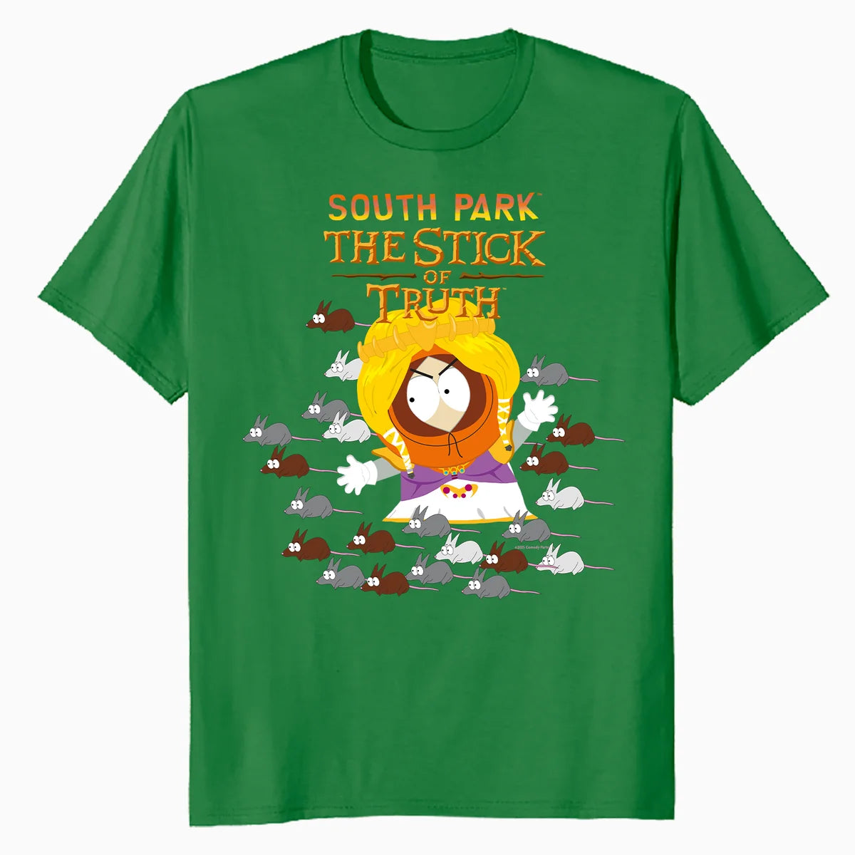 South Park The Stick Of Truth Video Game Kenny Pose Classic Official Men's T-Shirt