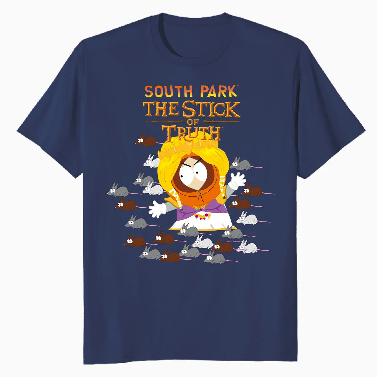South Park The Stick Of Truth Video Game Kenny Pose Classic Official Men's T-Shirt