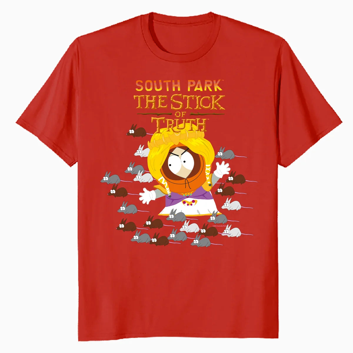 South Park The Stick Of Truth Video Game Kenny Pose Classic Official Men's T-Shirt