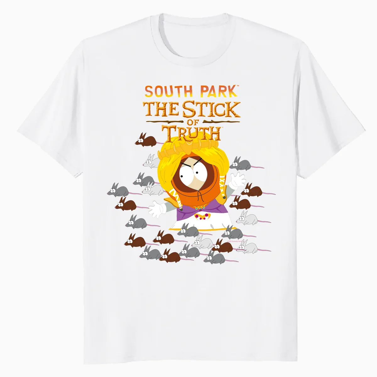 South Park The Stick Of Truth Video Game Kenny Pose Classic Official Men's T-Shirt